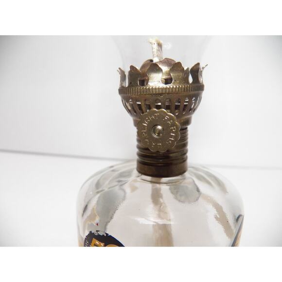 Vintage Oil Lamp Miniature, Advertising Rural Electrification 1985 Wick Chimney - Picture 2 of 5